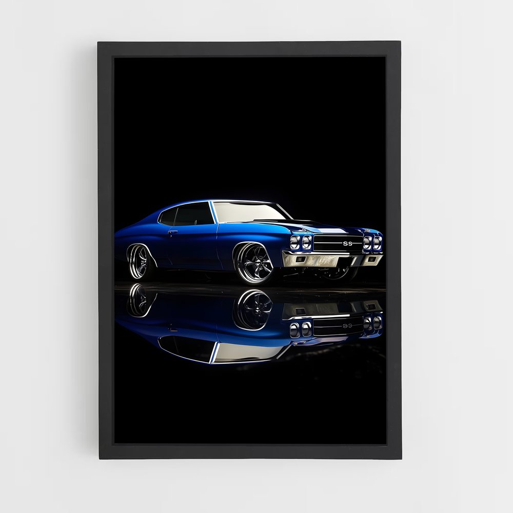 Poster Chevelle Nocturne – affiche Chevrolet (vue 2)